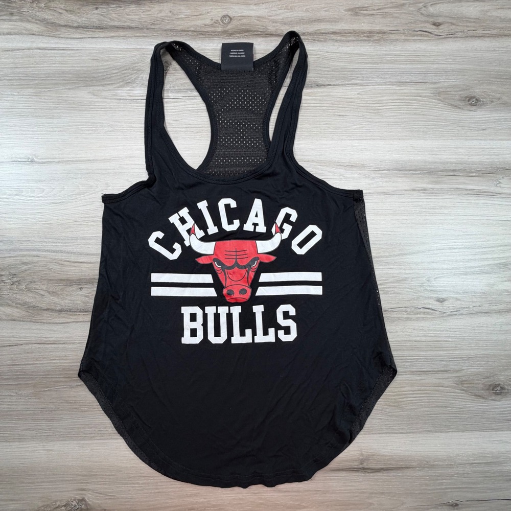 Black Chicago Bulls NBA Racerback Tank Top‎ Women's Size S